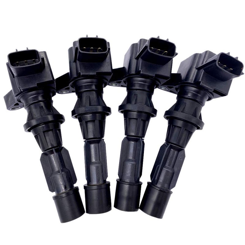 Amrxuts 4pcs UF540 Ignition Coil Packs for 2006-2013 Mazda 3, Mazda 6, 2007-2012 Mazda CX-7, 2006-2015 Mazda MX-5 Miata I4 2.0L 2.3L 2.5L L3G2-18-100-A C1683 L3G218100A - Image 1